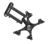 QUMIIRITY Tv Monitor Lcd Screen Bracket Wall Mount for Living Black Easy Installation Space-saving Design