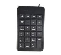 QUMIIRITY Usb Wired Mini Compact Number Pad for Laptop and Notebook Design and Play Portable and Easy to Use for Financial Accounting and Data Entry