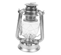 QUMIIRITY Vintage Hanging Kerosene Oil Lamp Lantern with Iron and Glass Construction, Easy to Install Decorative Lamp for Garden Or Pub, Creating Warm Ambiance with Retro Style and Creative