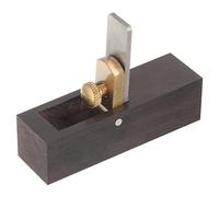 QUMIIRITY Violin Viola Cello Luthier Tool Ebony Thumb Plane Hand Planer with Brass Cutter Woodworking Instrument Maker’s Micro Planer for Stringed Instrument Craftsmanship