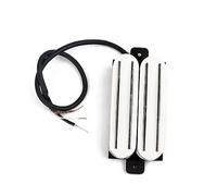 QUMIIRITY White Twin Humbucker Pickups Dual Hot Rail Pickup Alnico for Electric Guitar Replacement Parts