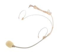 QUMIIRITY Wired Over-Ear Headset Microphone with 3.5Mm L-Shaped Plug, Universal Teacher Mic Headworn Condenser Mic for Tour Guides, Trainers, and Voice Amplifier Use