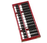 QUMIIRITY Wooden Abacus for Learning 13-Section Bead Professional Arithmetic Tool Vintage Design for Students Educational School Supplies