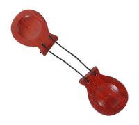 QUMIIRITY Wooden Castanets for Boys and Girls Rhythm Musical Instrument for Early Education Promotes Coordination Intelligence Development Safe Comfortable Finger Castanets Boy Girl