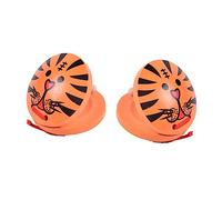 QUMIIRITY Wooden Castanets Toy for Boys and Girls Musical Instruments Cartoon Tiger Design for Preschoolers