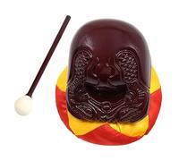 QUMIIRITY Wooden Fish Buddhist Hall Meditation Percussion Instrument Musical Supplies