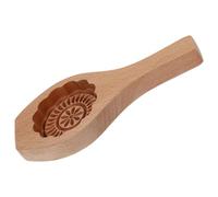QUMIIRITY Wooden Moon Cake Mold Flower Pattern Baking Tool Mooncake Press Mold for Mid-Autumn Festival DIY Green Bean Cake Making Kitchen Utensil