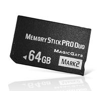QUMOX 64GB Memory Stick PRO Duo Mark2 - High-Capacity Storage Card Compatible with PSP 1000/2000/3000, Digital Cameras, and Camcorders
