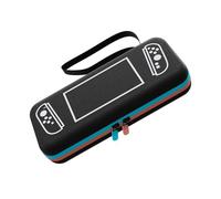 Qumox Carrying Case Compatible with Switch 2 - Hard Shell Protective Travel Storage Pouch with Wrist Strap, Card Slots & Zipper Mesh Pocket - Fits Switch 2 Console & Accessories