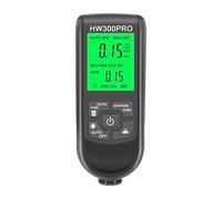 QUMOX Digital Coating Thickness Gauge, Portable Paint Thickness Meter, Automatic Shutdown Function, 0 to 2000UM Range, Coating Measuring Tool for Car Laboratory (Black)