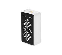QUMOX F8 Hourglass Gravity Timer - Digital Flip Countdown & Count-Up Timer with LED Display, Magnetic Absorption, Silent Operation, Rechargeable, for Study, Cooking, and Work (1-99 Minutes)