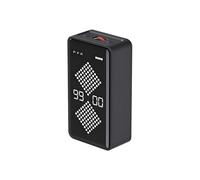 QUMOX F8 Hourglass Gravity Timer - Digital Flip Countdown & Count-Up Timer with LED Display, Magnetic Absorption, Silent Operation, Rechargeable, for Study, Cooking, and Work (1-99 Minutes)