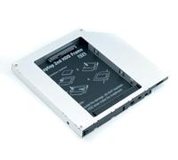 QUMOX Laptop 2nd HDD SSD DVD Bay Caddy Adapter for 2.5''/12.7mm Universal CD/DVD-ROM SATA TO SATA Hard Drive External Enclosure