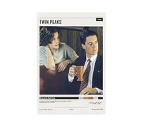 QUNAN Movie Poster Twin Peaks Canvas Poster Unframe:24x36inch(60x90cm)
