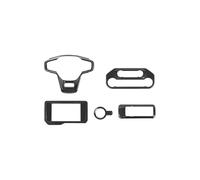 QUNFD Car Center Console Steering Wheel Navigation Headlight Switch Panel Decoration Cover Accessories Fit For Bronco 2021+(Carbon Fiber Grain)