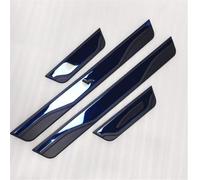 QUNFD Car Door Sill Fit For BYD Atto 3 2022 Welcome Pedal Case Scuff Plate Trim Auto Protector Plates Interior Accessories(Blue)