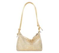 Quniko Elegant Rhinestone Clutch Purse for Women Sparkly Evening Shoulder Bag,Wedding Bling Crossbody Handbag, Gold, One Size