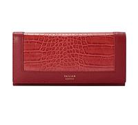 Quniko Faux Leather Crocodile Alligator Pattern Wallet with Phone Pocket for Women, Red, One Size, Crocodile Wallet