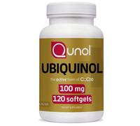 Qunol Ubiquinol 100mg, 120 count Active Form of Coq10