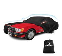 QUNSUNUS Car Cover for Mercedes Benz SL-Class Series 1971-2002 2 Door | Including the 280SL 300SL 350SL 380SL 420SL 450SL 500SL 560SL, Waterproof Outdoor SL Car Cover with Cotton Lining and Zipper