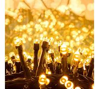 Quntis Christmas Tree Lights Warm White Mains Powered 50M 2000 String Light | Indoor Outdoor Led Fairy Lights Safe Low Voltage Decoration for Xmas Tree Garden Gazebo Party Wedding Pergola Wedding Window