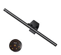 Quntis Monitor Lamp Bar with Motion Sensor, 52cm Radar Ultrawide Curved Computer Screen Light Wireless Control Auto Dimming/Timer/Brightness/Color Temperature, No Glare Anti Blue Light PC Desk Lamp