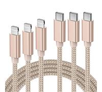 Quntis USB C to Lightning Cable MFi Certified 3 Pack 1+2+3M Fast Charging Syncing Cord Compatible with iPhone 11 12 13 14 Pro Max Xs XR X 8 Plus 9 iPad - Supports Power Delivery with Type C PD Charger
