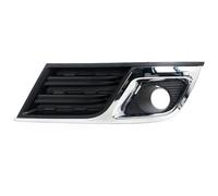 QUNWETX Car Fog Lights Grilles Compatible With Chevy For Traverse 2013-2017Auto Accessories Fog Lamp Hood Bezel Grille With Chrome Trim