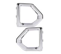 QUNWETX Car Fog Lights Grilles Compatible With GMC For Sierra 1500 For Denali For SLT AT4 2019-2021 1 Pair Fog Light Grille Covers 84176753