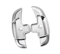 QUNWETX Car Shifter Paddles Compatible with Benz for A-Class W177 Sedan V177 MB A180 A180d A200 A250 2018 2019 2020 2021 Car Steering Wheel Shifter Paddles Extend(Silver)