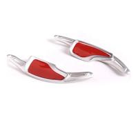 QUNWETX Car Shifter Paddles Compatible with Chevrolet for Corvette C7 2014 2015 2016 2017 2018 2019 Aluminum Alloy Car Steering Wheel Shift Paddle Extension Styling