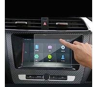 QUNWETX Compatible With MG For ZS Interior 2018 2019 Car GPS Navigation Tempered Glass Screen Protective Film Sticker Auto Access Screen Protector Car Navigation Protective Film