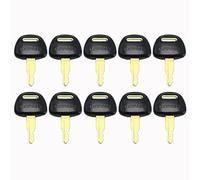 Qunyince 10pcs Hitachi H800 Excavator Ignition Key Compatible with John Deere Fiat Case Excavator Digger Industrial Plant Key H800