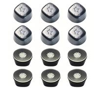 Qunyince 12Pcs Campervan Tent Awning Suction Cup, Caravan Motorhome Awning Fix Kit Compatible with Dometic Kampa Limpet RV Camping Tent Accessories