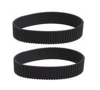 Qunyince 2Pcs Rubber Planer Drive Belts, CT2610387984 HTD201-3M-14 67-Teeth Closed-Loop Synchronous Timing Belt Compatible with Bosch Skil