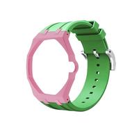 QUNZIDRESS Bio-Ceramic Silicone Integrated Case Band Mod Kit Compatible with Swatch Royal Pop for Men Women Watches Replacement Adjustable Daily Commute Gym Workout Sport Watch Strap