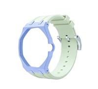 QUNZIDRESS Bio-Ceramic Silicone Integrated Case Band Mod Kit Compatible with Swatch Royal Pop for Men Women Watches Replacement Adjustable Daily Commute Gym Workout Sport Watch Strap