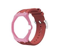QUNZIDRESS Bio-Ceramic Silicone Integrated Case Band Mod Kit Compatible with Swatch Royal Pop for Men Women Watches Replacement Adjustable Daily Commute Gym Workout Sport Watch Strap