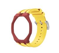 QUNZIDRESS Bio-Ceramic Silicone Integrated Case Band Mod Kit Compatible with Swatch Royal Pop for Men Women Watches Replacement Adjustable Daily Commute Gym Workout Sport Watch Strap
