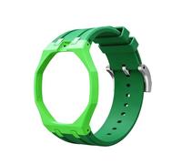 QUNZIDRESS Bio-Ceramic Silicone Integrated Case Band Mod Kit Compatible with Swatch Royal Pop for Men Women Watches Replacement Adjustable Daily Commute Gym Workout Sport Watch Strap