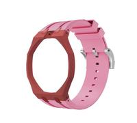 QUNZIDRESS Bio-Ceramic Silicone Integrated Case Band Mod Kit Compatible with Swatch Royal Pop for Men Women Watches Replacement Adjustable Daily Commute Gym Workout Sport Watch Strap