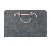 QUNZIDRESS Portable Protective Notebook Bag with Handle Laptop Protective Case Laptop Notebook Protective Sleeve for Office College Business Work (Grey 14inch)