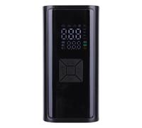 QUNZIDRESS Tyre Inflator Portable Air Compressor, Mini Electric Bike Pump with Digital Display - USB-C Rechargeable, LED Light for Mountain/City/Road Bikes & Air Mattresses