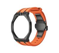 QUNZIDRESS Watch Mod Kit compatible with S-watch X AP Royal Pop Pocket Watch, Stainless steel Case + Silicone Strap, For Swatch x AP Royal Pop