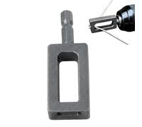 QUNZIDRESS Wire Twister Tool for Drill with 1/4in Hex Shank Rebar, Wire Nut Twister, Multifunctional Iron Wire Twister/Knotter, Winding Tool & Twisting Sleeve, Universal Drill for Construction & Fence
