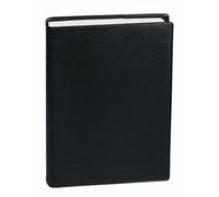 Quo Vadis 054033Q Calendar-View Diary Grained Plastic Black in French