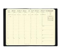 Quo Vadis - 2025 Diary Refill - Prestige Business - Weekly Planner - French - 13 Months from December to December - 10 x 15 cm - Ivory Clairefontaine Paper - Made in France