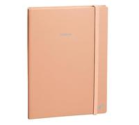 QUO VADIS - Collection: Pastel Notebook 21 lined with elastic band 15 x 21 cm Orange