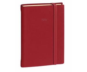 Quo Vadis - Diary - 2025 - Daily Pocket - Daily - Multilingual - Silk - Purple - 12 months from January to December - 8.5 x 13 cm - Ivory Clairefontaine Paper - Made in France