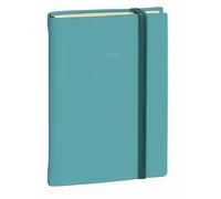 Quo Vadis - Diary - 2025 - Prestige Business - Weekly Planner - Multilingual - Silk - Blue - 13 months from December to December - 10 x 15 cm - Ivory Clairefontaine Paper - Made in France